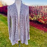 American Eagle  Outfitters Gray and Pink Draped Cardigan Photo 2