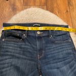EXPRESS  Denim Jeans Size 8 Barely Boot Dark Wash Womens Stretch Mid Rise Photo 4