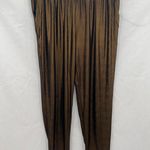 Lucca Couture Gold Metallic Parachute Pants M Photo 1