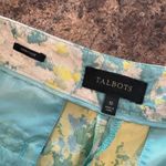 Talbots  Teal‎ And Yellow Heritage Dress Pants Size 10 Photo 7