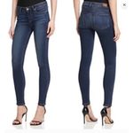 Paige Jeans Womens 30 Blue Ziggy Denim Peg Skinny Mid Rise Dark Wash Cotton Photo 1