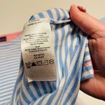 Columbia  PFG blue and white‎ stripe 3/4 sleeve womens medium shirt Photo 10