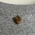 NEW Twinset Poplin Terry Knit Button Up Sweatshirt Dress Sz 44 EU / 14 US Gray Photo 10