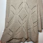 Sundance Alpaca/Acrylic Open Knit 3/4 Sleeve Cardigan Sweater Brown Sz Small Photo 10