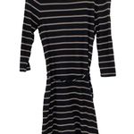 Banana Republic  Black Striped Belted Dress Sz XS Photo 3