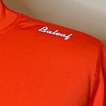 Baleaf Women's Basic Compression Mock-Neck Long Sleeved Orange Shirt Size Large Photo 2