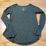 American Eagle Outfitters Women's Olive Green Shirt Size XS Ribbed Photo 0