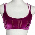 PINK - Victoria's Secret PINK Victoria’s Secret Logo Velvet Bikini Top Photo 2