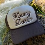 Howdy Darlin Trucker Hat Brown Photo 0