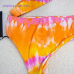 NEW Set! It’s now cool x free people tequila sunrise bikini, size Large‎ Orange Photo 7