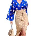 ZARA SZ XS belted polkadot maxi skirt Photo 2