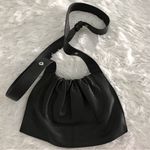 Behno New York Ana Mini‎ Convertible Pebble Leather Black Handbag Photo 3