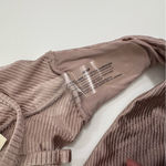 Aerie NEW Ribbed Cheekier Plus String Bikini Bottom metallic Taupe Size XXL Photo 6