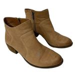 Lucky Brand Brolley brown leather zip low heel ankle boots size 7 Photo 0