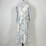$550 NWOT SEE BY CHLOÉ Floral Printed Dress White Light Blue Size 38 Silk blend Photo 12