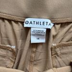 Athleta  Brooklyn Bermuda Shorts 14 Khaki lightweight breathable casual comfort Photo 2