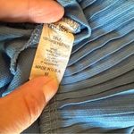 Waverly Grey Blue Wrap Dress Medium Photo 5