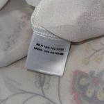 Rose + Olive Womens Floral Shirred Blouse Top Cream Pink Size Large Photo 5