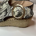 Catherine Malandrino  Snakeskin Wedge Espadrilles Photo 3