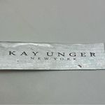 Kay Unger  Rowan Walk Thru Jumpsuit Sleeveless Draped Crew Neck Crepe Gown 10 NEW Photo 3