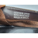 Etienne Aigner  'JULES' Classic Brown Leather Buckle Loafers Women's Size 7 Photo 6