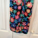 Dee Elly  Black Floral Strapless‎ Dress Size Small Photo 3