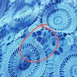 Southern Tide Blue Lace Off Shoulder Shift Dress Photo 9