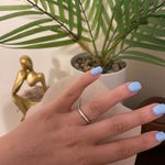 Sterling Silver SIZE 8 925 Stackable Dazzling Cubic Zirconia Ring Photo 9