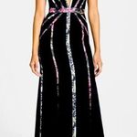 BCBGMAXAZRIA Women's Hilaria V-Neck Evening Gown Photo 0