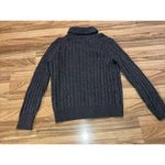 Tommy Hilfiger Tommy‎ Hilfiger Wool Blend Cable Knit Tennis Sweater Size L Gray Photo 3