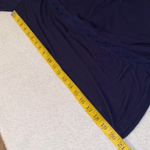 New Direction s tunic blouse deep cut neckline 3/4” belled sleeves size large Photo 1