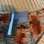 Sparkle & Fade Rust Leopard Print V-Neck Sweater S Photo 6