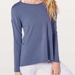 Lululemon Back To It Long Sleeve Moody Blues Photo 0