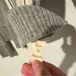 Free People Wool Shawl Knit Collar Zip Sweater grey size XS Photo 4