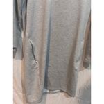 Athleta  Grey Lounge Dress Mock Neck Side Zip Pockets Size M Photo 4