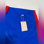 NWT Wilo The Label blue/red ribbed biker shorts size/M Size M Photo 1