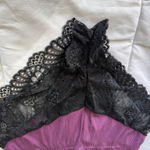 Cherry LA Oh LA La Cheri  Bodysuit Women’s purple  black Teddy 1X 2X Photo 5