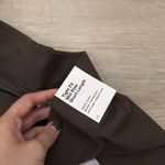 Nike  Tight Fit Mid Rise Brown Biker Shorts Photo 5