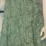 Say Yes To The Prom  Juniors 3D Rosettes Skirt Shirred -Top Gown Prom Dress. Photo 4