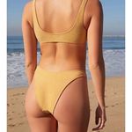 LA Hearts by PacSun Gold Quinn Scoop Bikini Top & Bottom Set Size XS Small Photo 6