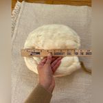 Vintage Fur Hand Muff Soft Warm Winter Accessory Silk Lined Zipper Compartment Photo 3