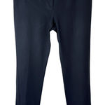 Ann Taylor  Womens Pants Size 8 Blue Mid Rise Straight Leg Hook Eye Close Career Photo 0