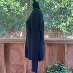 Club Monaco Women's Black Longline Pullover Sweater Size M Photo 2