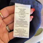 Equipment  Knox Corset Linen Short Sleeve Blue Shirt Lace Up Short Dress Sz Small Photo 8