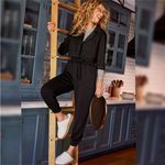 Evereve Myra Black Long Sleeve Jumpsuit, Size XS Photo 11