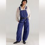 Free People  Good Luck Barrel Overalls Photo 1