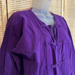 100% Cotton Unbranded Dark Purple Asian Style Jacket Frog Closures Thailand Size undefined Photo 4