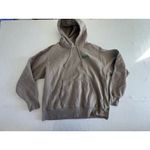 Hazel Boutique Embroidered Rose Hoodie Gray Pullover Casual Comfort XL Photo 1