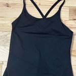 Zella  Womens Tennis Dress Black Stretch Scoop Neck Spaghetti Strap Solid XS New Photo 3