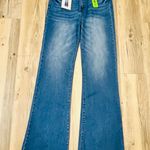 Wax Jean NWT WAX Frayed Hem Flare Jeans - Medium Wash sz 9/29 .  Photo 6